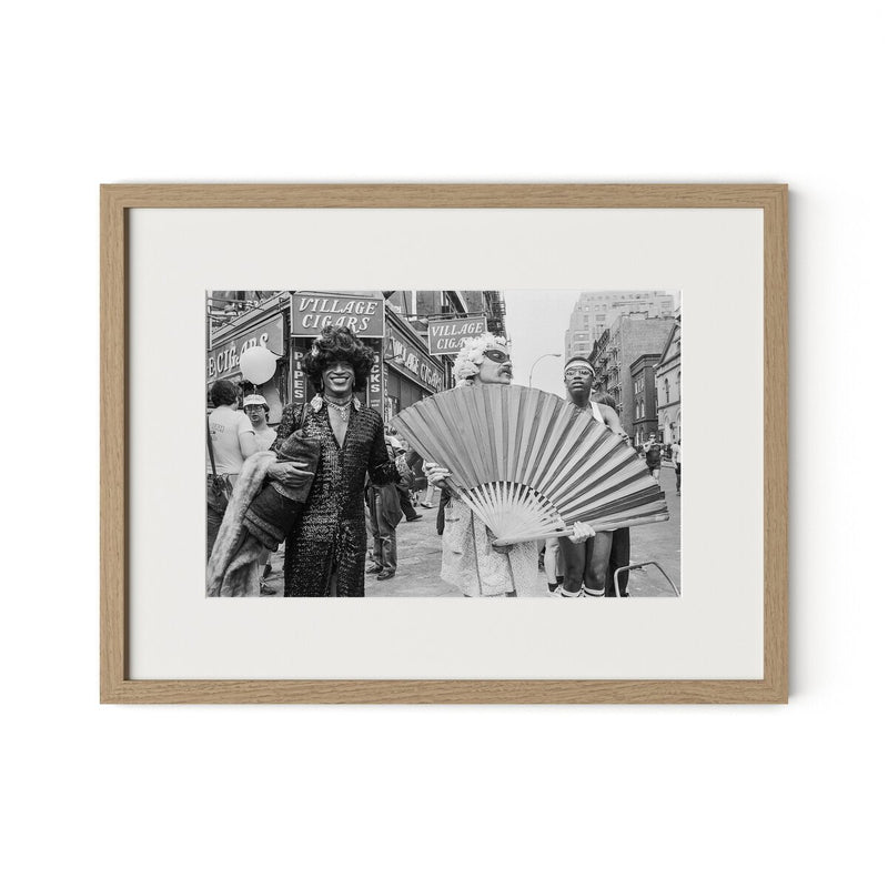 Marsha P. Johnson At Pride March by Barbara Alper - White Oak