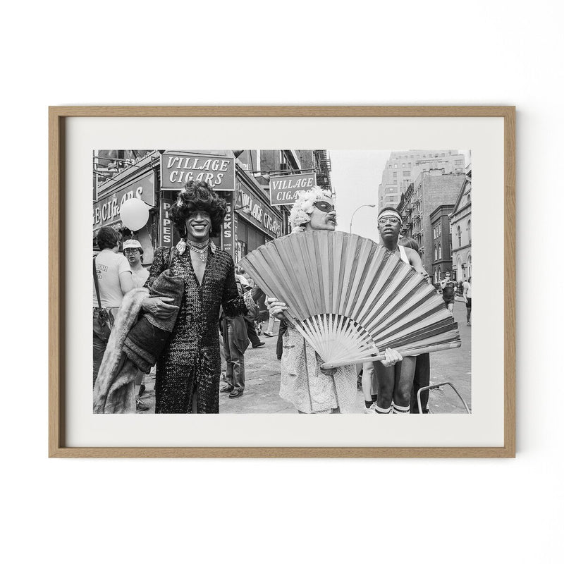 Marsha P. Johnson At Pride March by Barbara Alper - White Oak