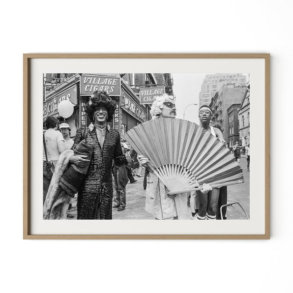 Marsha P. Johnson At Pride March by Barbara Alper - White Oak