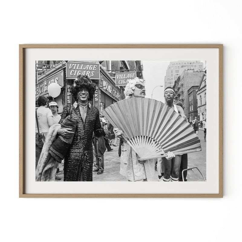 Marsha P. Johnson At Pride March by Barbara Alper - White Oak