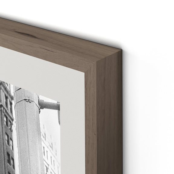 Sounds Of The City by Barbara Alper - Rustic Walnut
