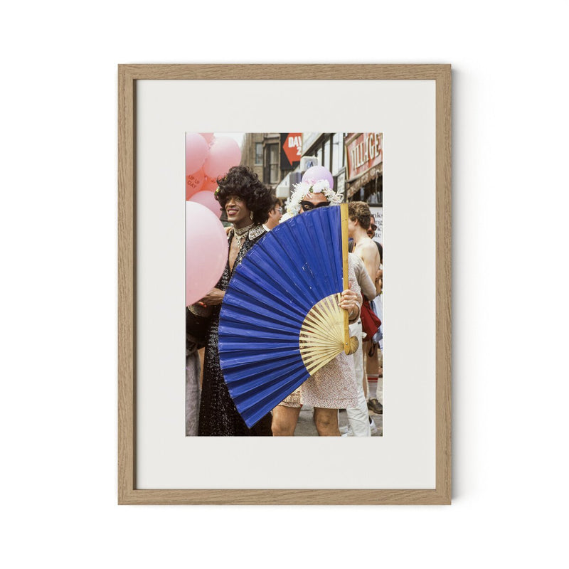 Johnson & Others At Pride March by Barbara Alper - White Oak