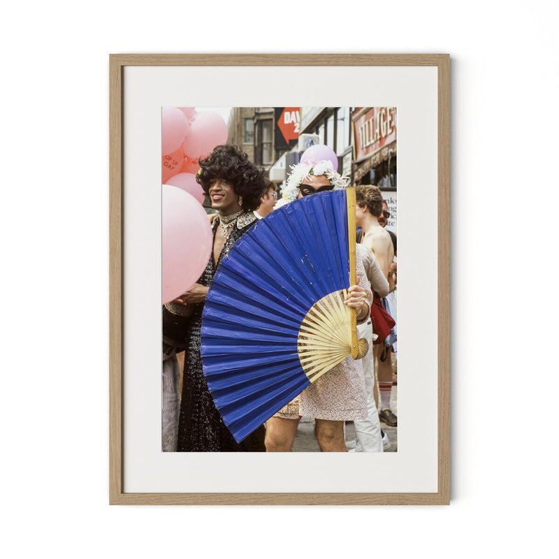 Johnson & Others At Pride March by Barbara Alper - White Oak