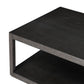 Bucco Rectangular Coffee Table - Black Oak Solid