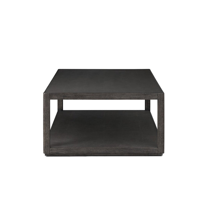 Bucco Rectangular Coffee Table - Black Oak Solid