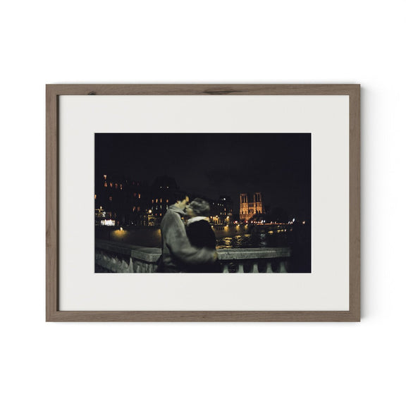 Evening Embrace by Barbara Alper - Rustic Walnut