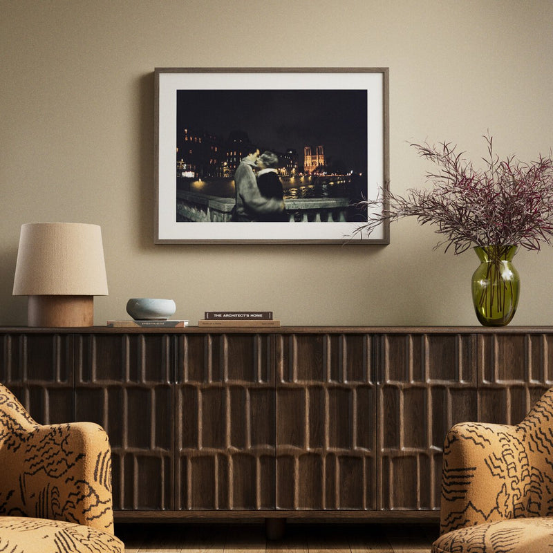 Evening Embrace by Barbara Alper - Rustic Walnut