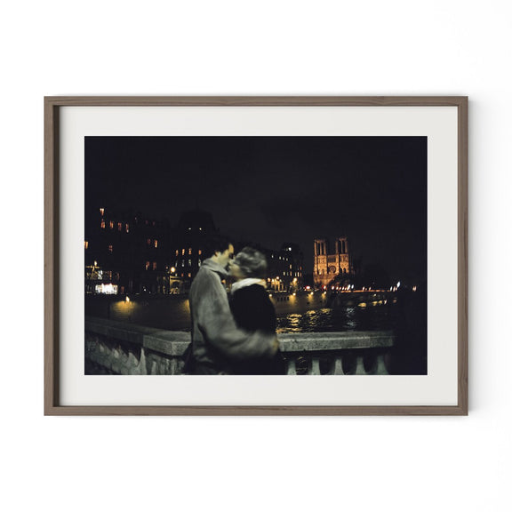 Evening Embrace by Barbara Alper - Rustic Walnut
