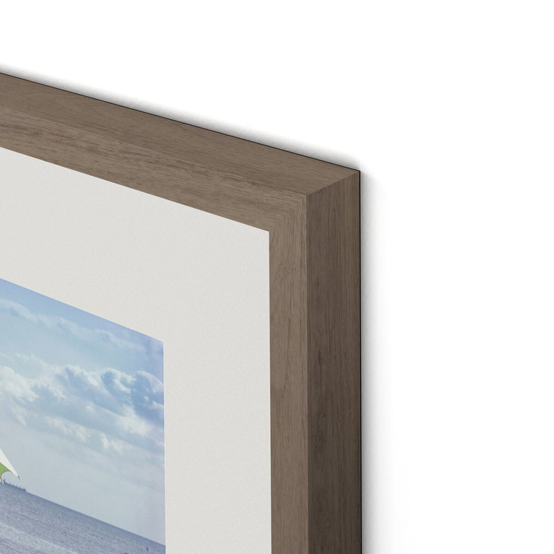 Rockaway Beach by Barbara Alper - Rustic Walnut