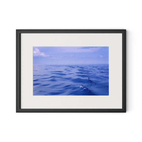 Shallow Ocean Waves by Barbara Alper - Black Maple
