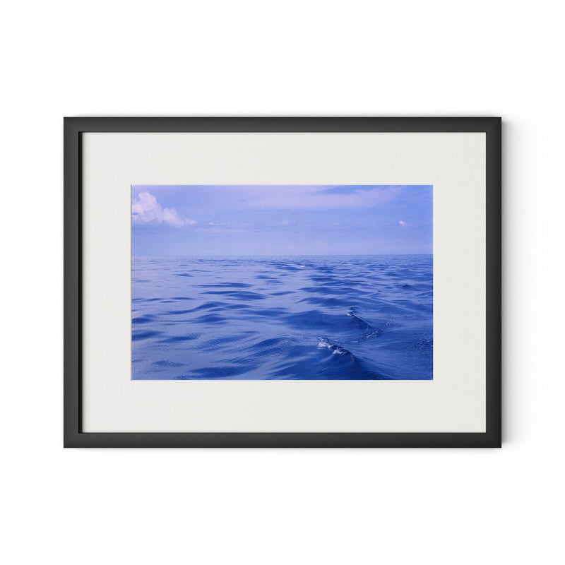 Shallow Ocean Waves by Barbara Alper - Black Maple