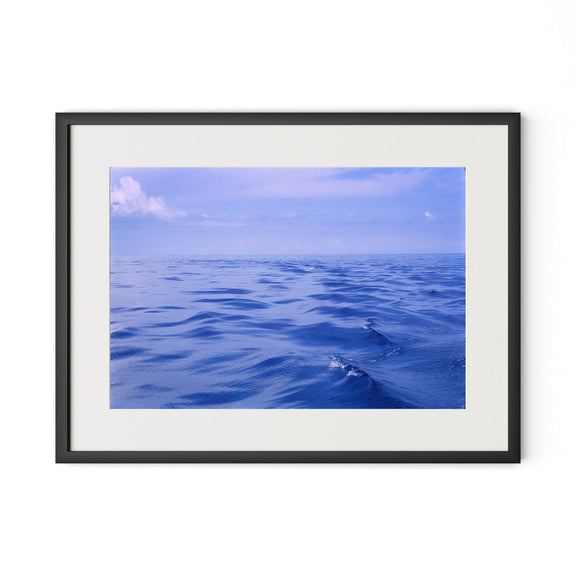 Shallow Ocean Waves by Barbara Alper - Black Maple