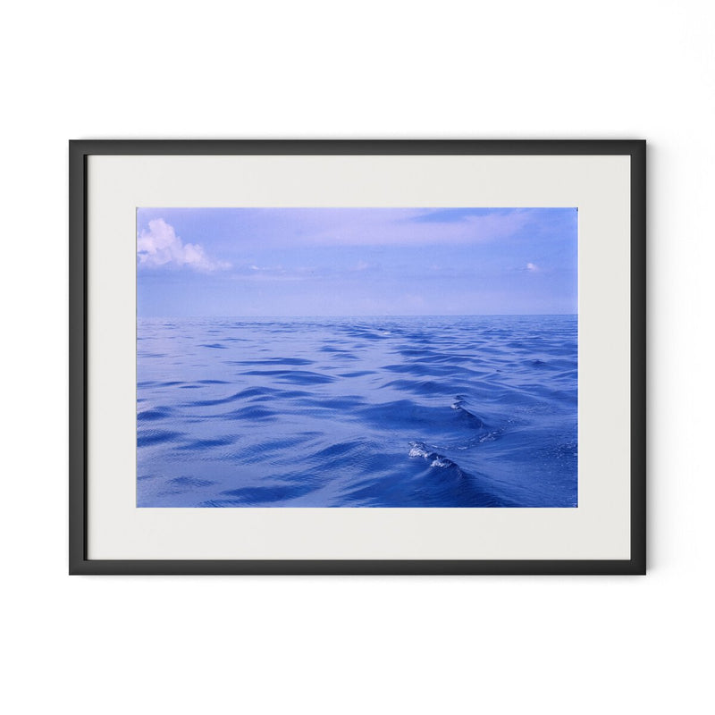 Shallow Ocean Waves by Barbara Alper - Black Maple