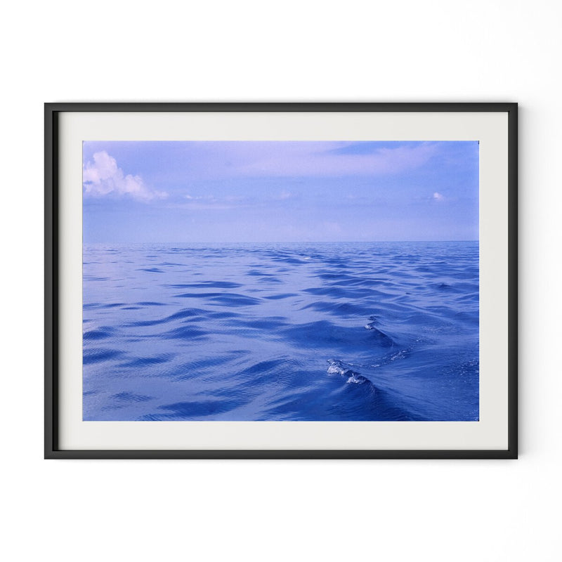 Shallow Ocean Waves by Barbara Alper - Black Maple