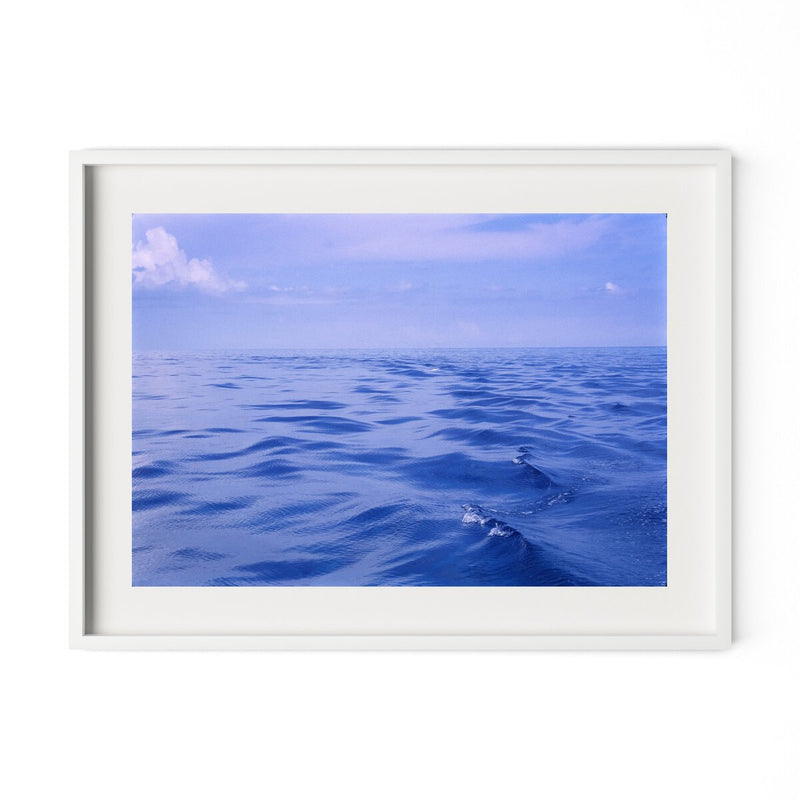 Shallow Ocean Waves by Barbara Alper - White Maple