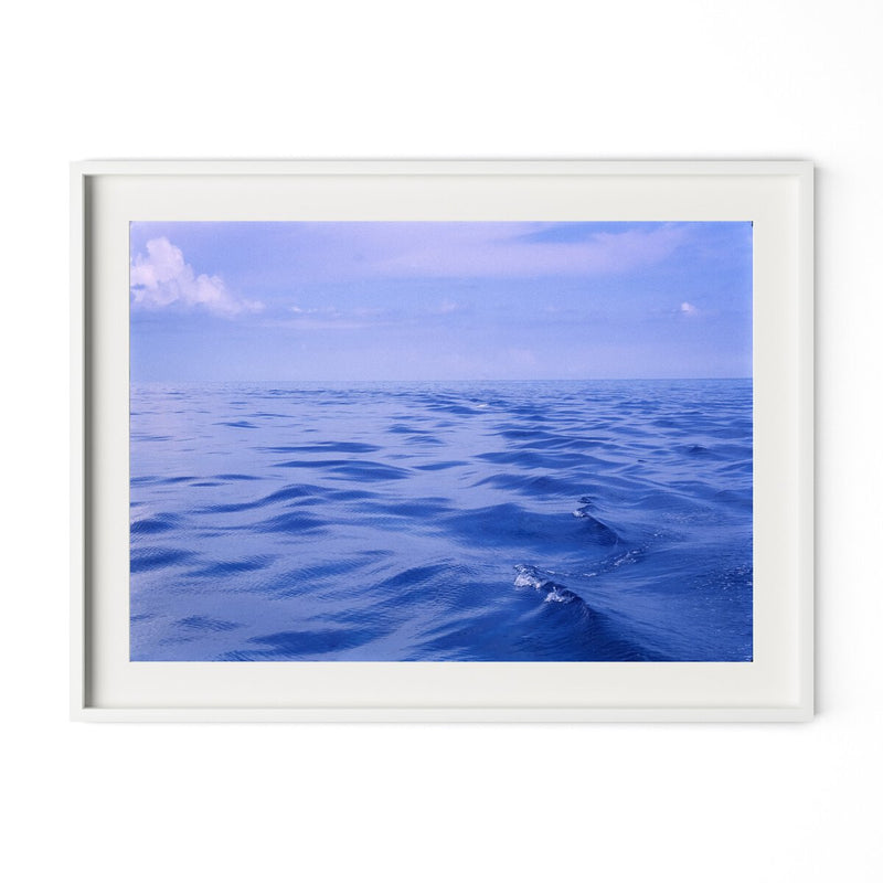 Shallow Ocean Waves by Barbara Alper - White Maple