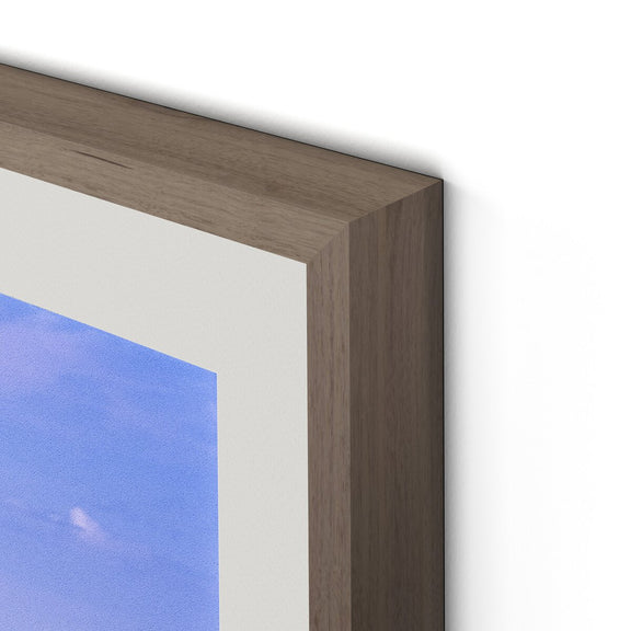 Shallow Ocean Waves by Barbara Alper - Rustic Walnut