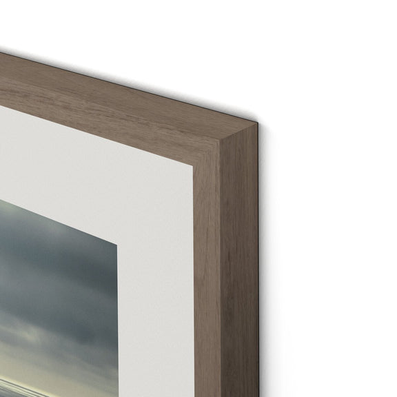 Open Sea and Sky by Barbara Alper - Rustic Walnut