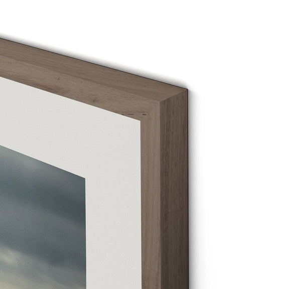 Open Sea and Sky by Barbara Alper - Rustic Walnut