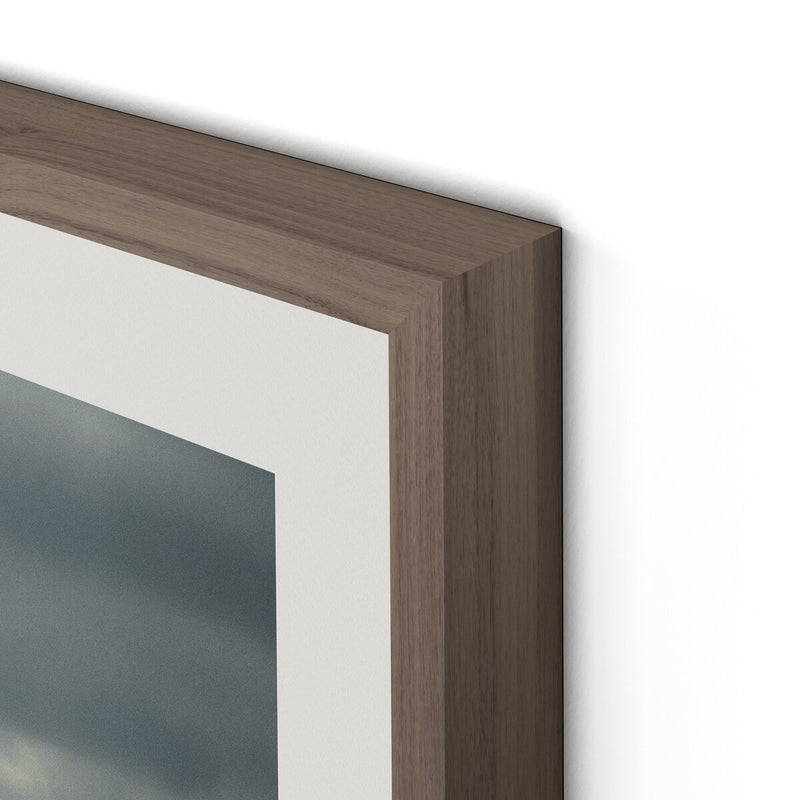 Open Sea and Sky by Barbara Alper - Rustic Walnut