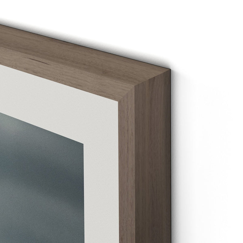 Open Sea and Sky by Barbara Alper - Rustic Walnut