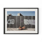 Brighton Beach Boardwalk by Barbara Alper - Black Maple