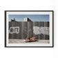Brighton Beach Boardwalk by Barbara Alper - Black Maple