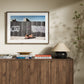 Brighton Beach Boardwalk by Barbara Alper - Rustic Walnut