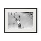 Skateboarding In A Drained Pool I by Barbara Alper - Black Maple