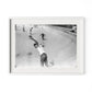 Skateboarding In A Drained Pool I by Barbara Alper - White Maple