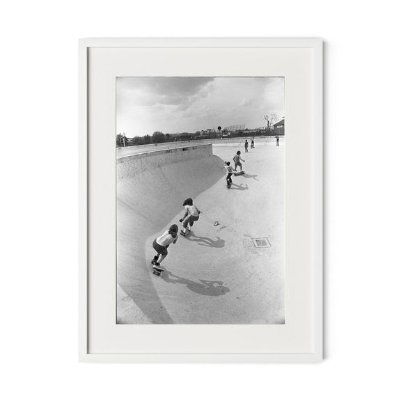 Skateboarding In A Drained Pool II - White Maple