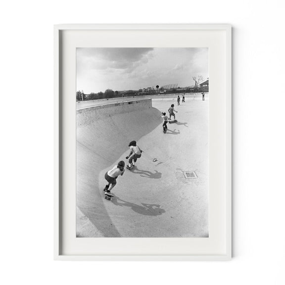 Skateboarding In A Drained Pool II - White Maple