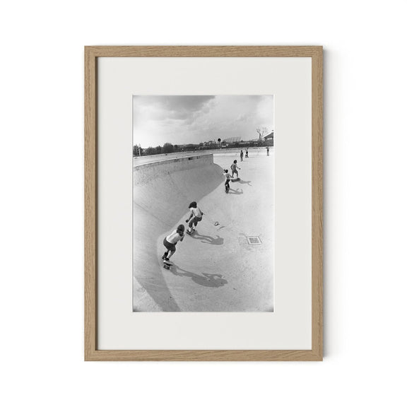 Skateboarding In A Drained Pool II - White Oak