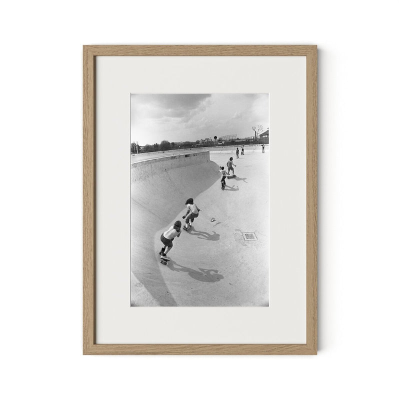 Skateboarding In A Drained Pool II - White Oak