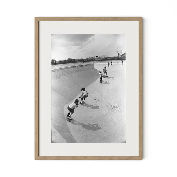 Skateboarding In A Drained Pool II - White Oak