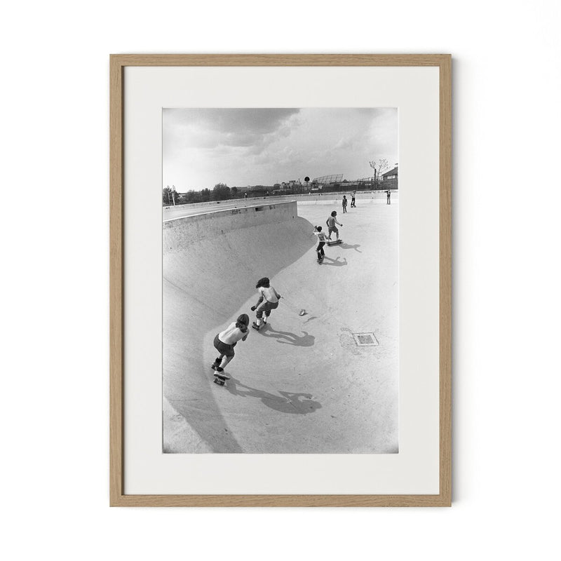Skateboarding In A Drained Pool II - White Oak