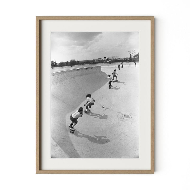 Skateboarding In A Drained Pool II - White Oak