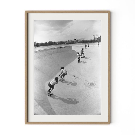 Skateboarding In A Drained Pool II - White Oak