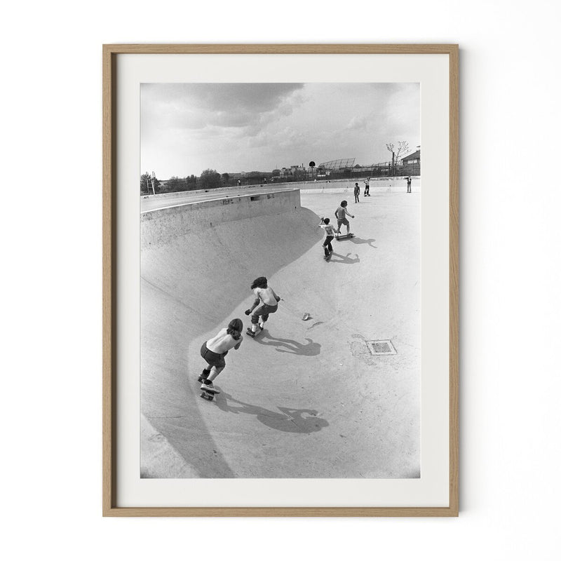 Skateboarding In A Drained Pool II - White Oak