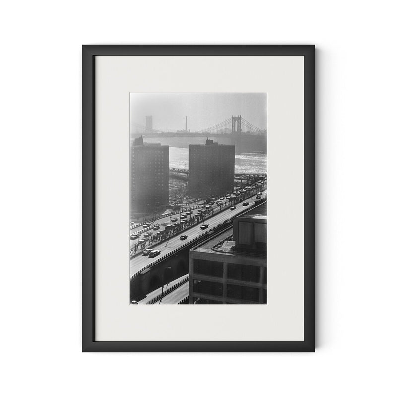 Brooklyn Bridge by Barbara Alper - Black Maple