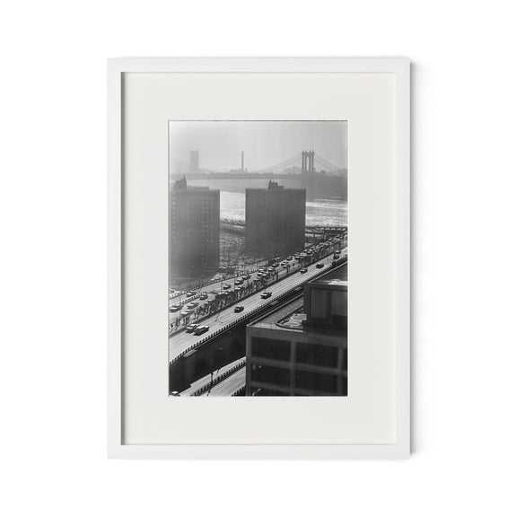Brooklyn Bridge by Barbara Alper - White Maple