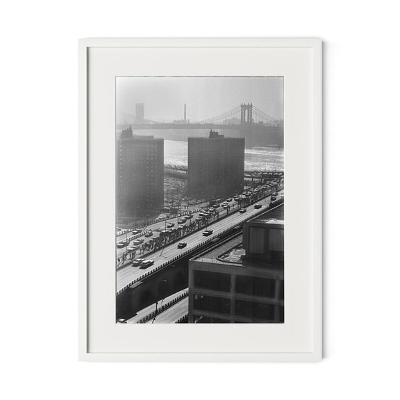 Brooklyn Bridge by Barbara Alper - White Maple