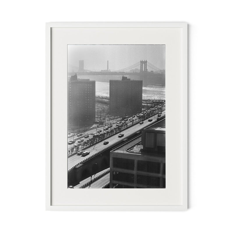 Brooklyn Bridge by Barbara Alper - White Maple