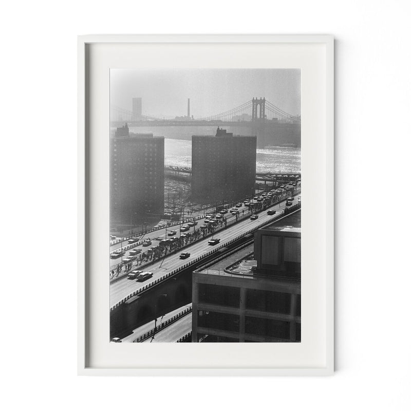 Brooklyn Bridge by Barbara Alper - White Maple