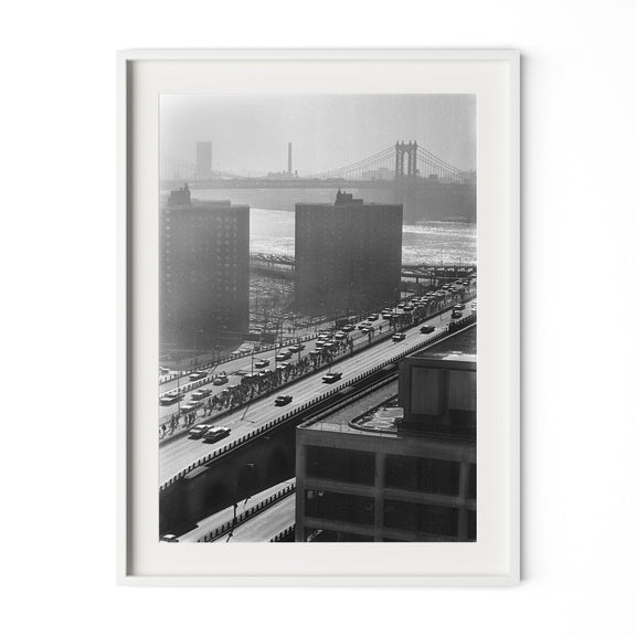 Brooklyn Bridge by Barbara Alper - White Maple