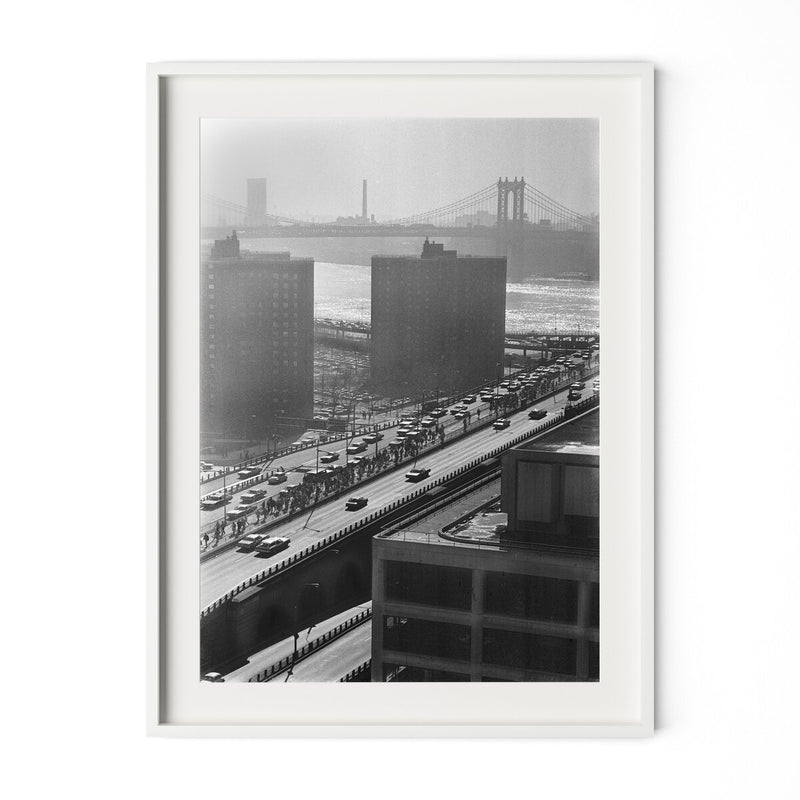 Brooklyn Bridge by Barbara Alper - White Maple