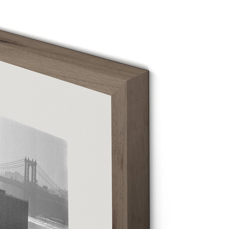 Brooklyn Bridge by Barbara Alper - Rustic Walnut