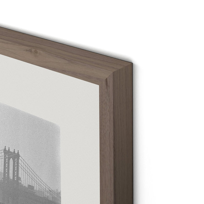 Brooklyn Bridge by Barbara Alper - Rustic Walnut