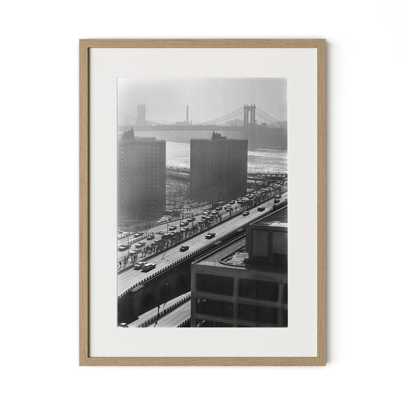 Brooklyn Bridge by Barbara Alper - White Oak