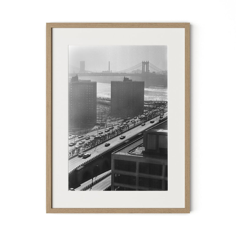 Brooklyn Bridge by Barbara Alper - White Oak